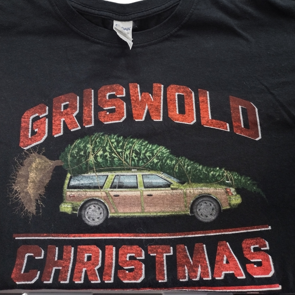 Mens National Lampoons Christmas Vacation Griswold Christmas SZ 2XL Gildan